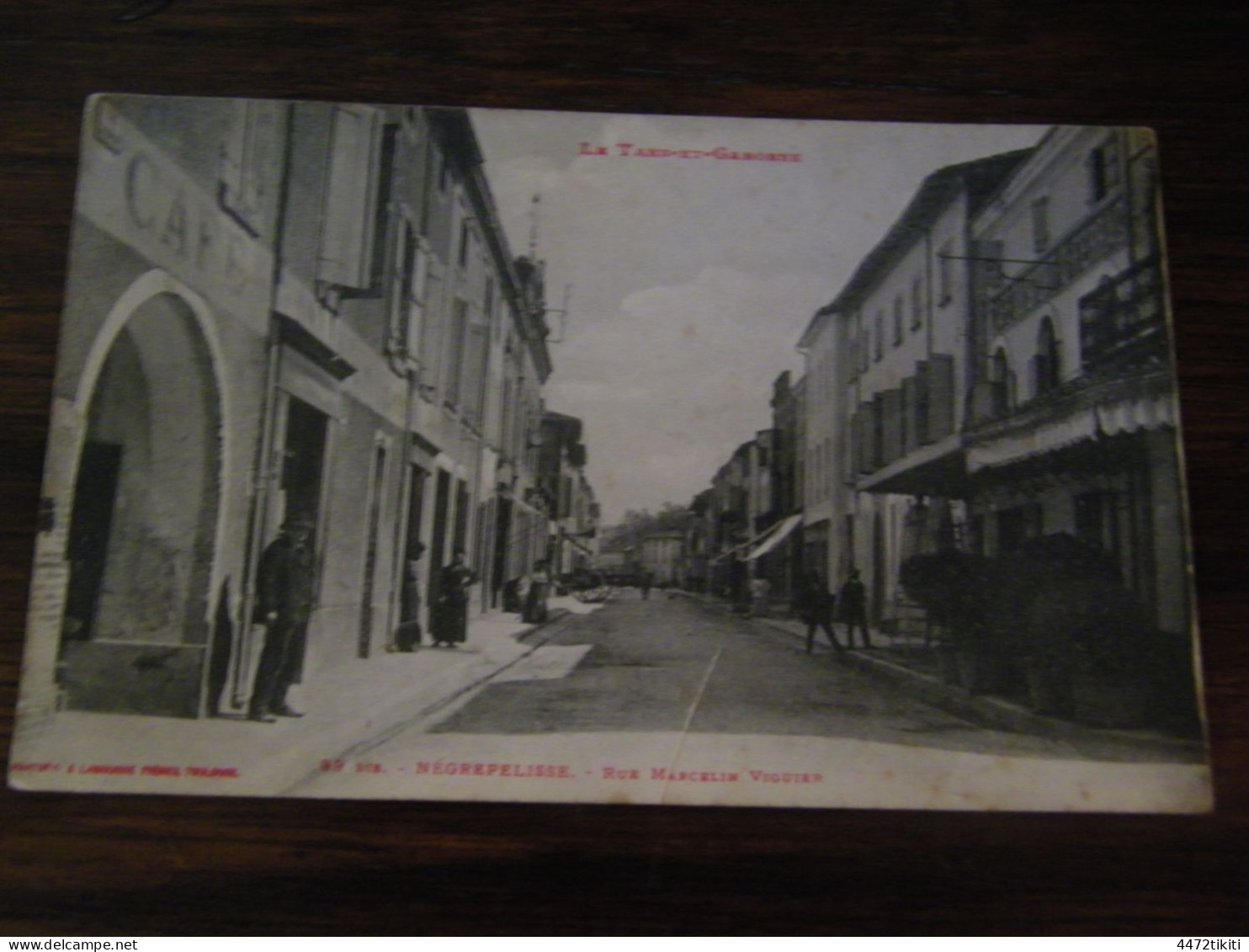 CPA - Nègrepelisse (82) - Rue Marcelin Viguier - Café De L'Univers - 1910 - TTB (HV 81) - Negrepelisse