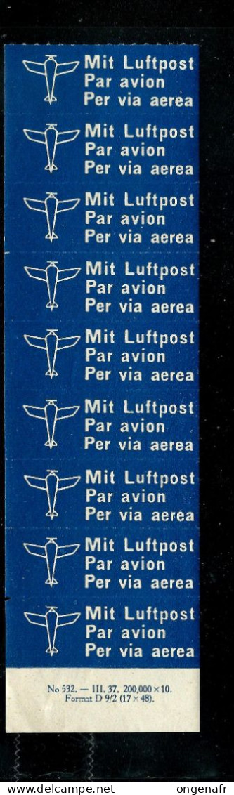 Divers Petite Feuilles  D'étiquettes  Par Avion  - Mit Luftpost - Per Via Aerea  ( ** ) - Otros & Sin Clasificación