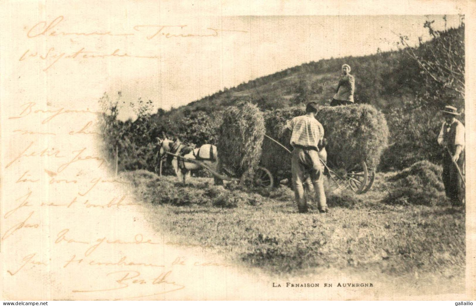 LA FENAISON EN AUVERGNE - Otros & Sin Clasificación