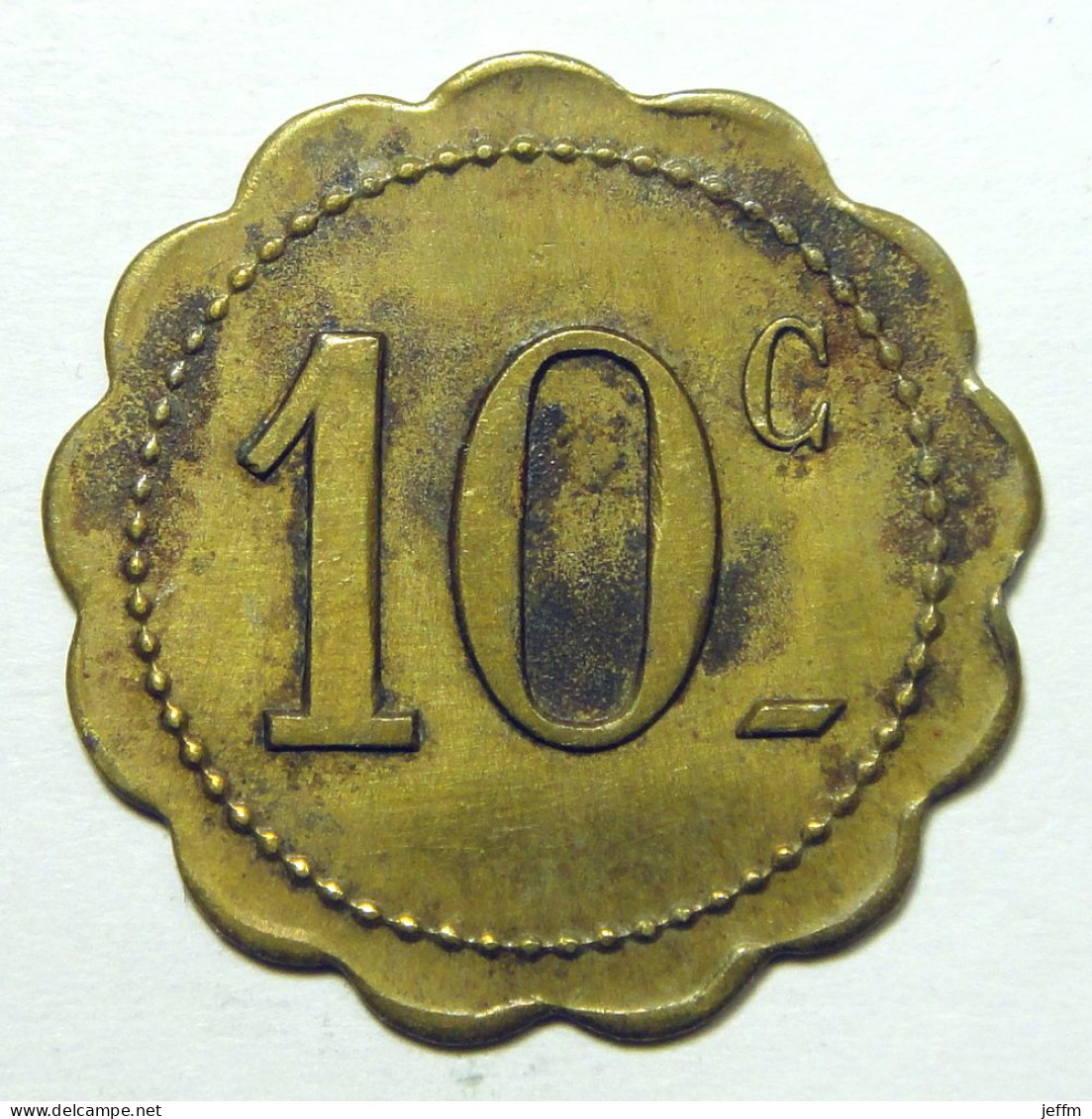 Montagnac (34) Hérault - Union Des Commerçants - 10 Centimes - Monetary / Of Necessity