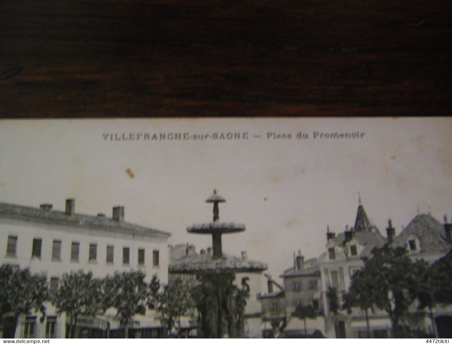 CPA - Villefranche Sur Saône (69) - Place Du Promenoir - Fontaine - 1915 - SUP (HV 82) - Villefranche-sur-Saone