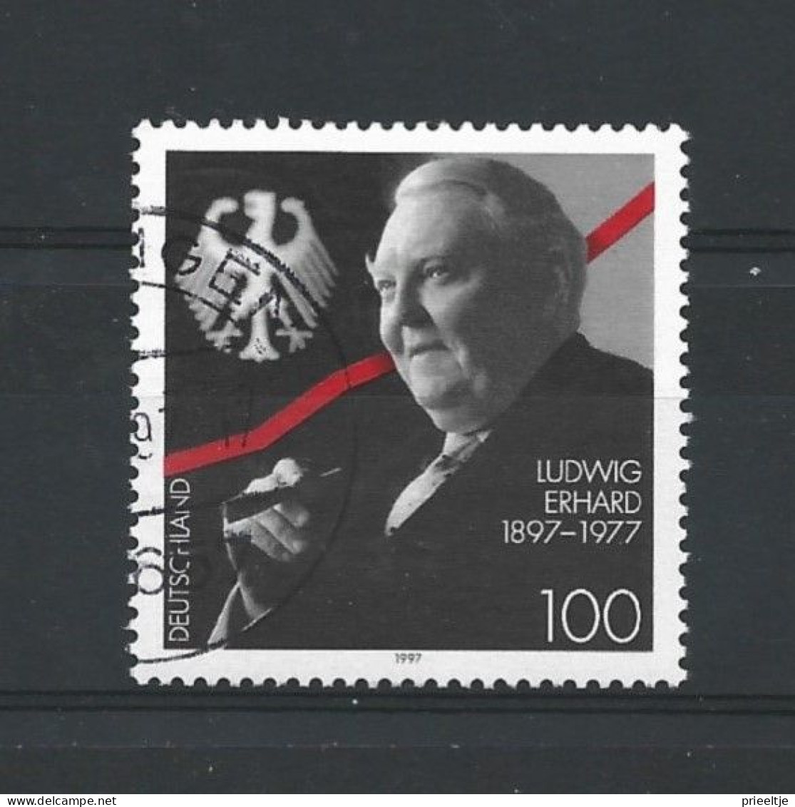 DBP 1997 L. Erhard Centenary  Y.T. 1736 (0) - Used Stamps