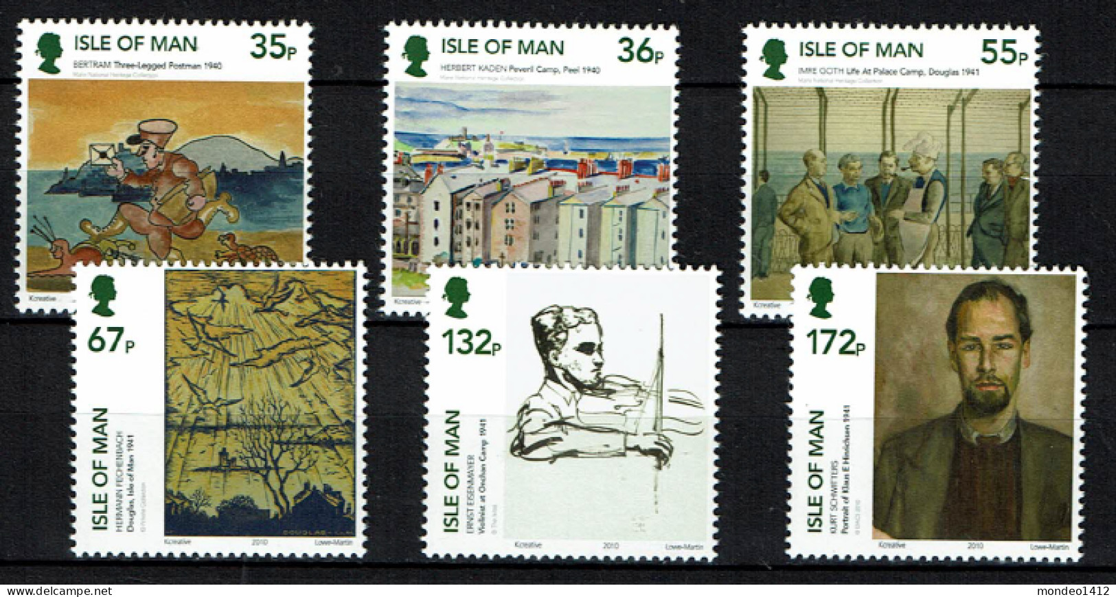 Isle Of Man - 2010 - MNH - Art, Paintings, Gemälde - Man (Insel)