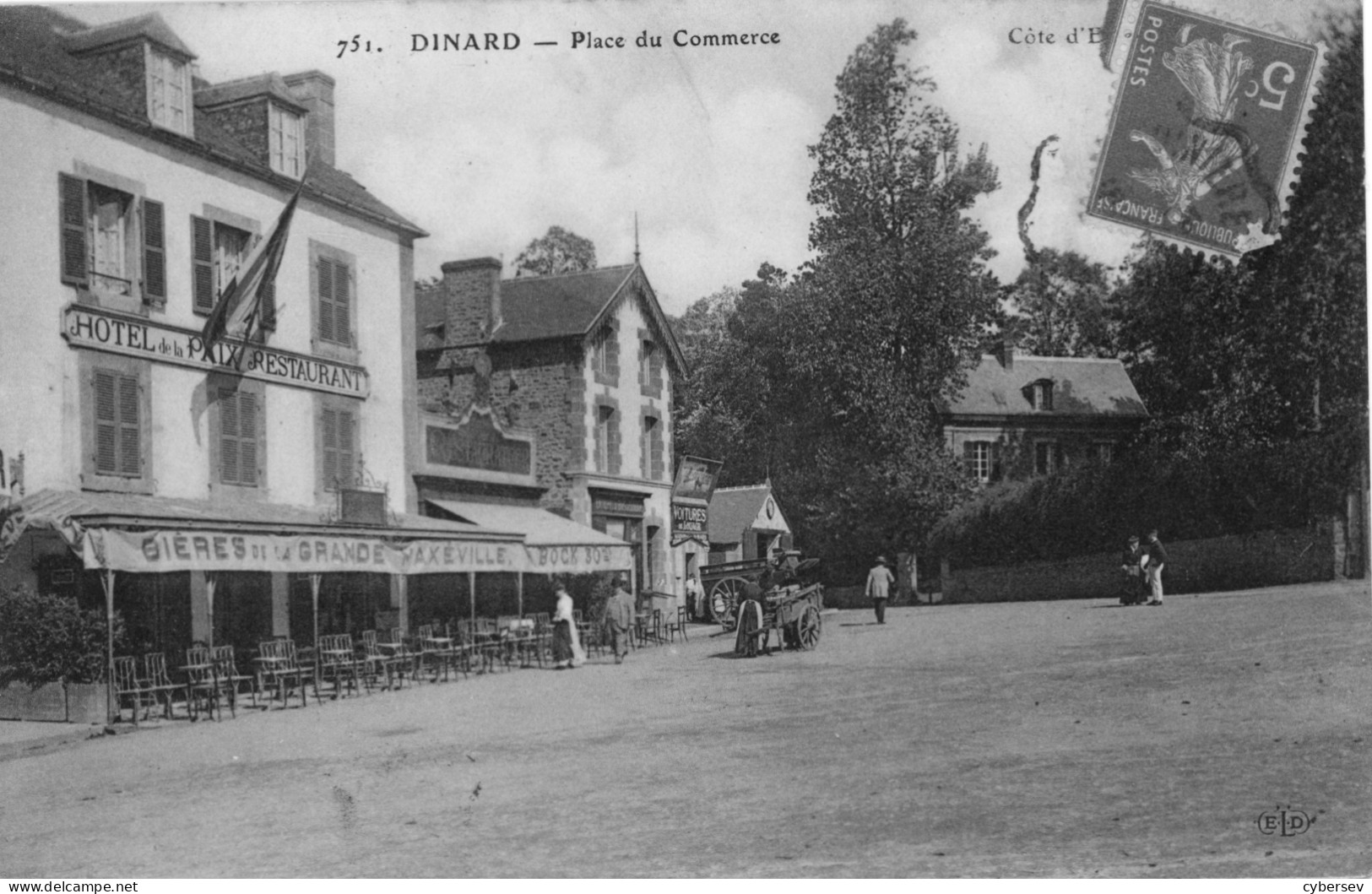 DINARD - Place Du Commerce - Hôtel De La Paix - Dinard