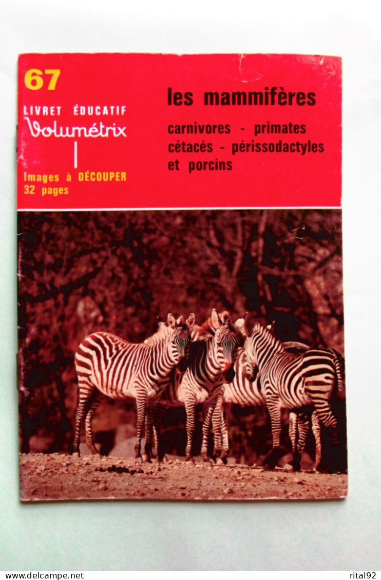 VOLUMETRIX - Livret Educatif Images à Découper - Edition 1979 - Lesekarten