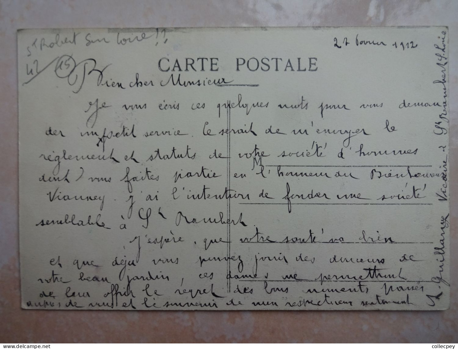 CPA 42 SAINT RAMBERT SUR LOIRE ?? Les Petits Barquaires Du Catéchisme Volontaire - RARE - Otros & Sin Clasificación