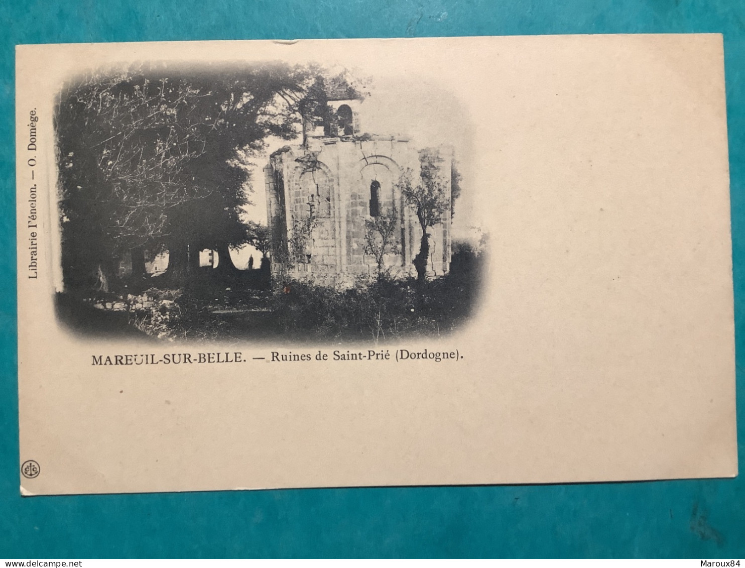 24/carte Précurseur . Mareuil Sur Belle Ruines De Saint Prie - Other & Unclassified