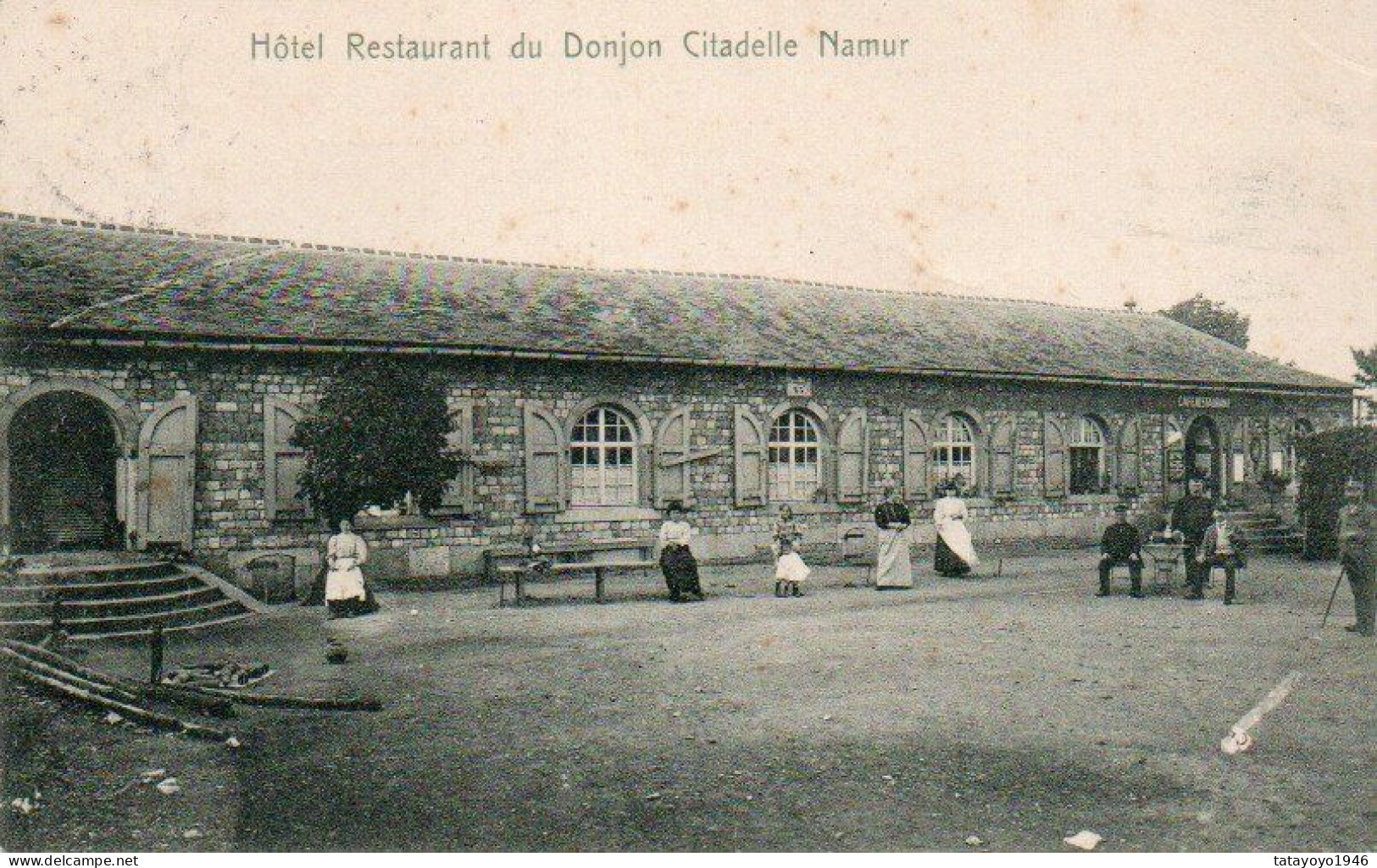 NAMUR Hotel Restaurant Du Donjon De La Citadelle Voyagé En 1912 - Namur