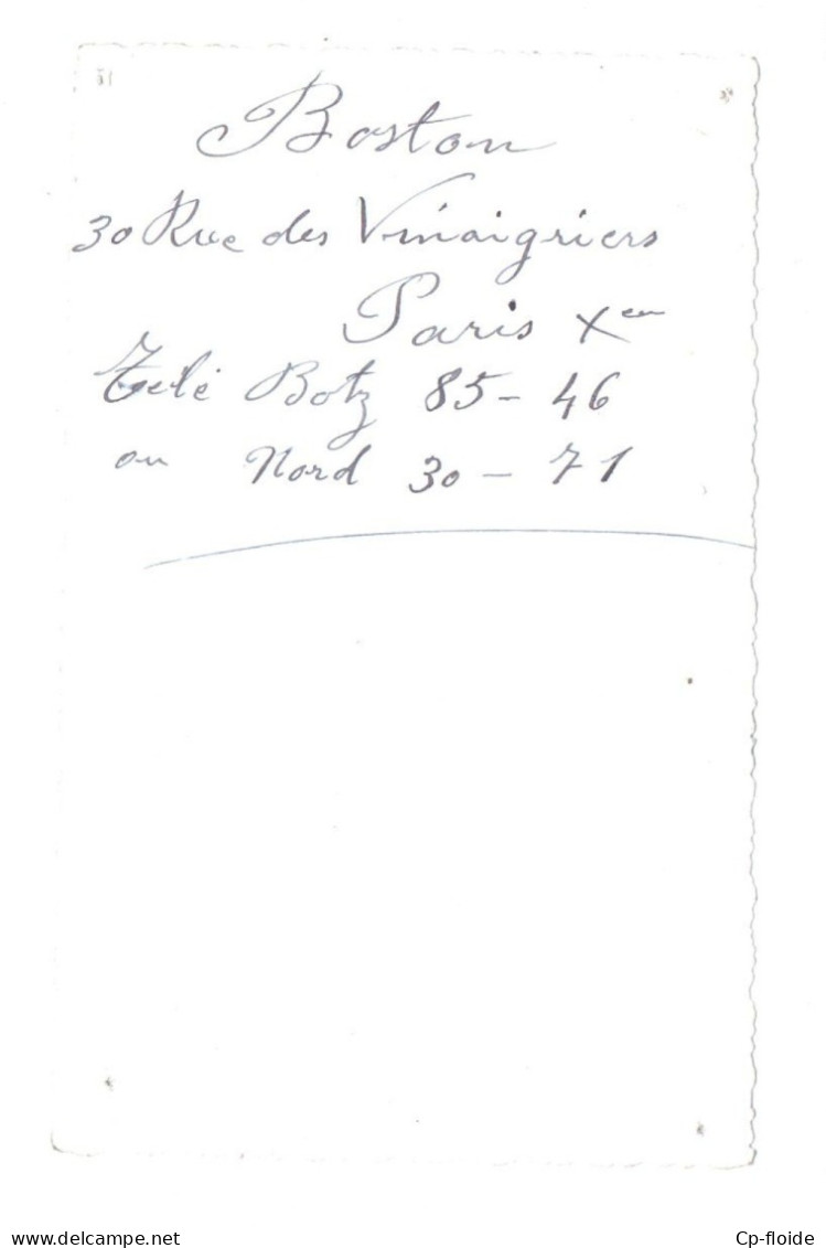 SPECTACLE . " BOSTON . HOMME OU SINGE " . DÉDICACE . SOIRÉE DE GALA . VIERZON 1949 - Ref. N°39014 - - Circo