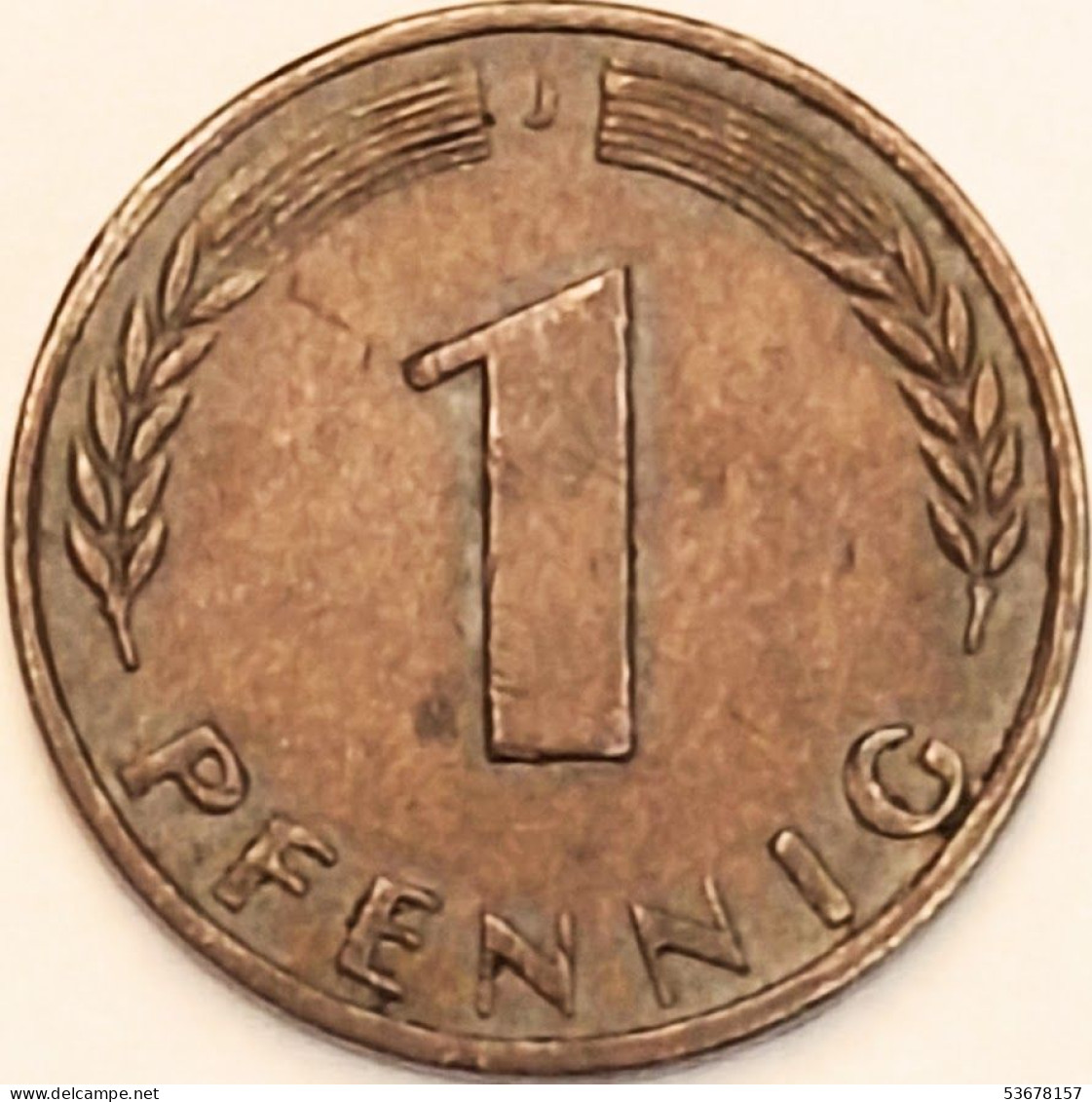 Germany Federal Republic - Pfennig 1966 J, KM# 105 (#4453) - 1 Pfennig