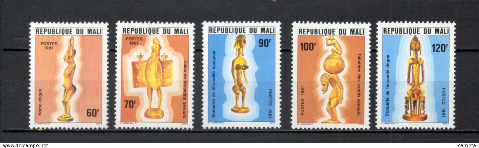 MALI  N° 403 à 407    NEUFS SANS CHARNIERE  COTE 4.50€    STATUE - Mali (1959-...)