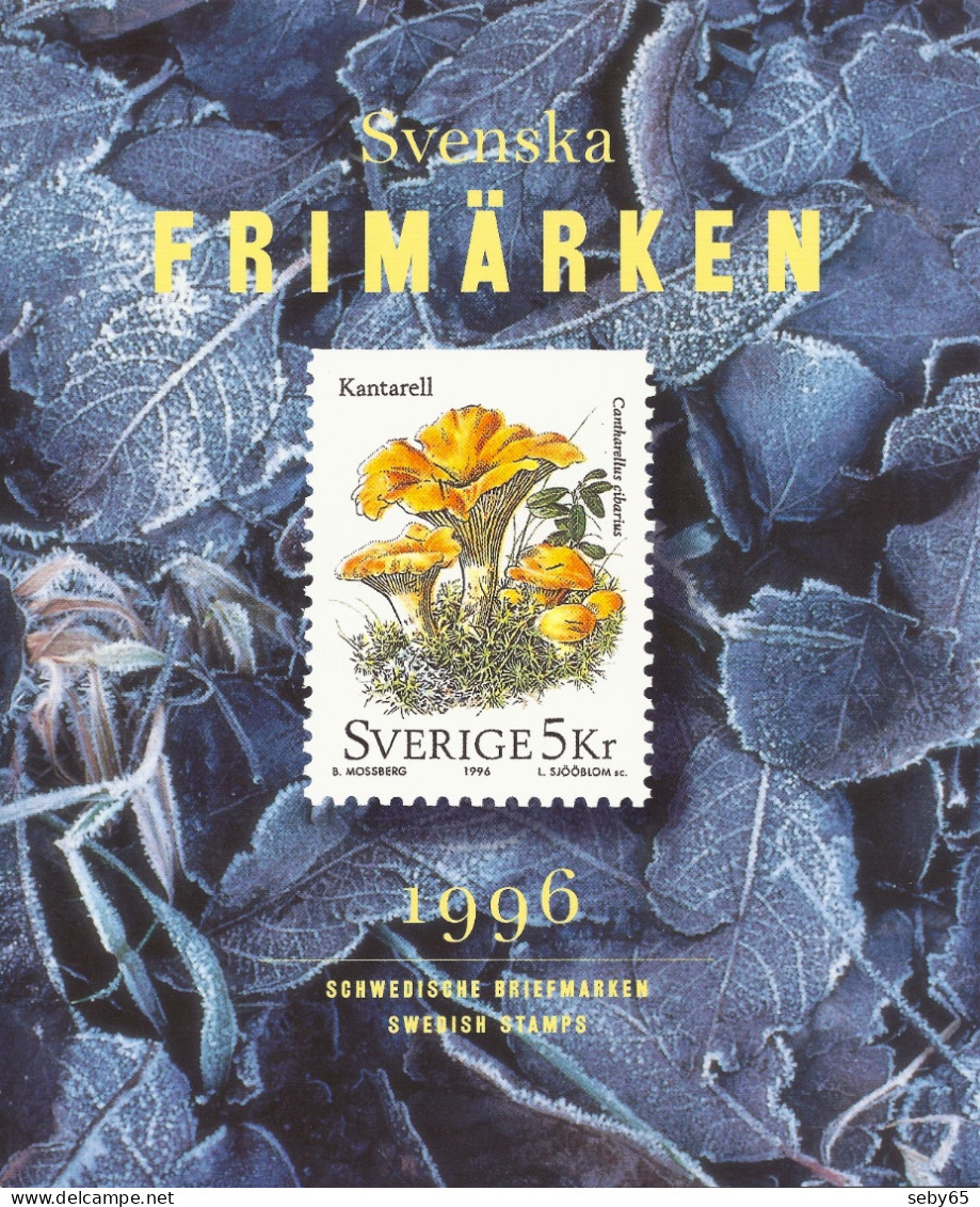 Sverige / Sweden / Svenska - 1996 Complete Year Set, Full Set Swedish Official Stamps With Folder, Size A4 - MNH - Ungebraucht