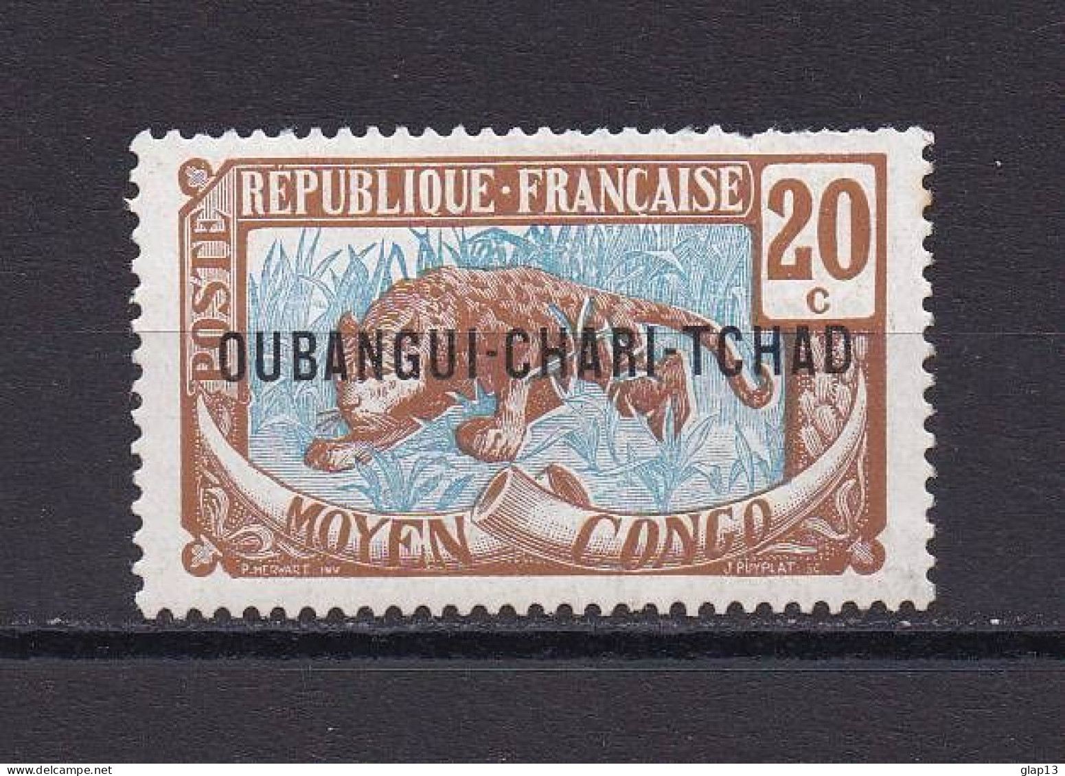 OUBANGUI 1915 TIMBRE N°7 NEUF AVEC CHARNIERE - Unused Stamps