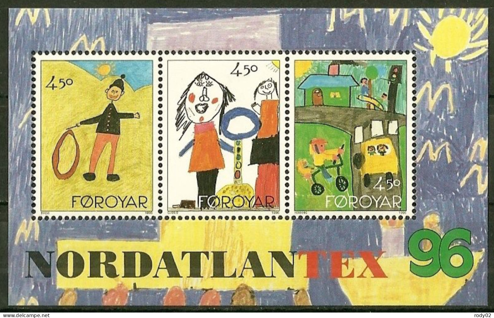 FEROE - DESSINS D'ENFANTS - BF 8 - NEUF** MNH - Faeroër