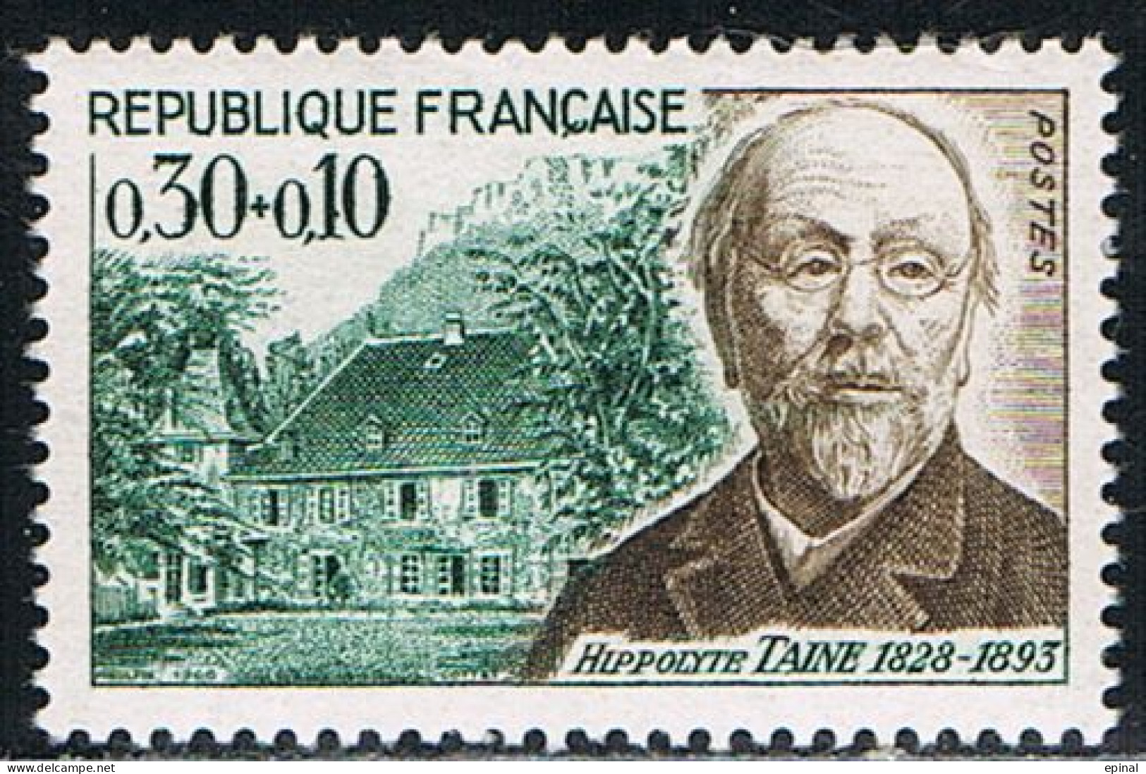 FRANCE : N° 1475 ** (Célébrités : Hippolyte Taine, Philosophe) - PRIX FIXE - - Unused Stamps