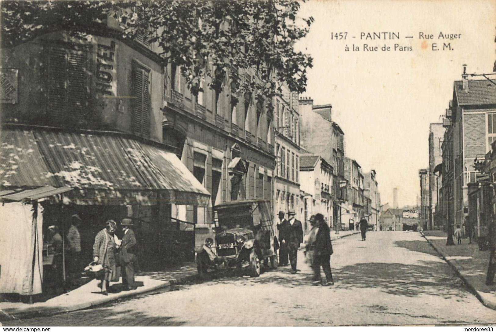 93 / PANTIN / RUE AUGER A LA RUE DE PARIS - Pantin