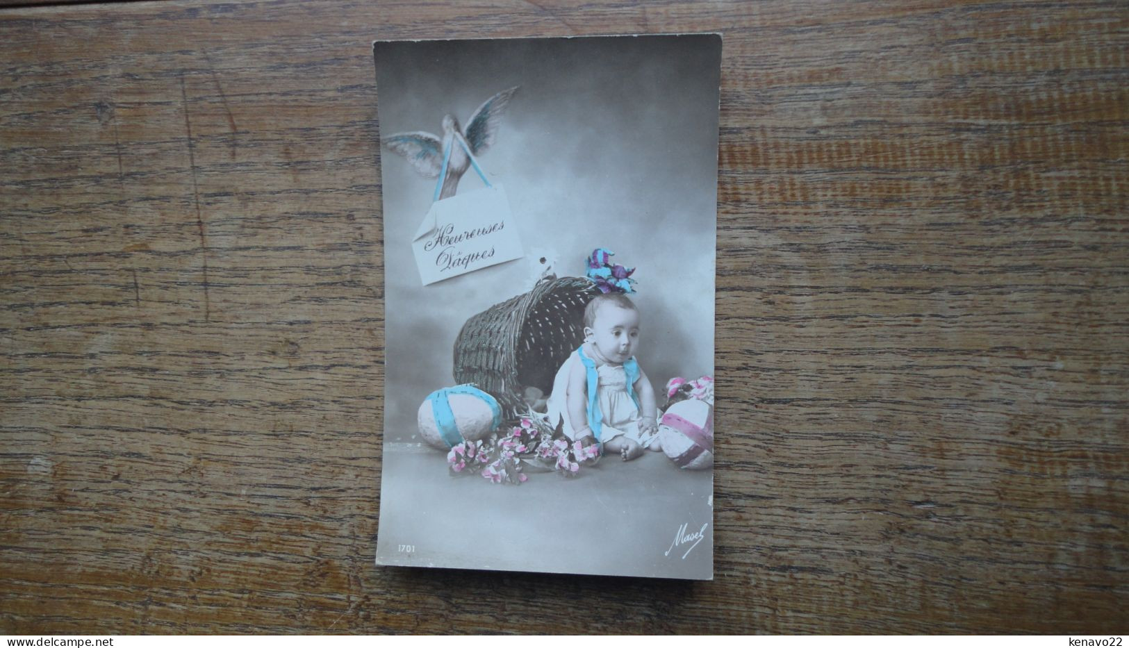 Ancienne Carte Heureuses Pâques - Easter