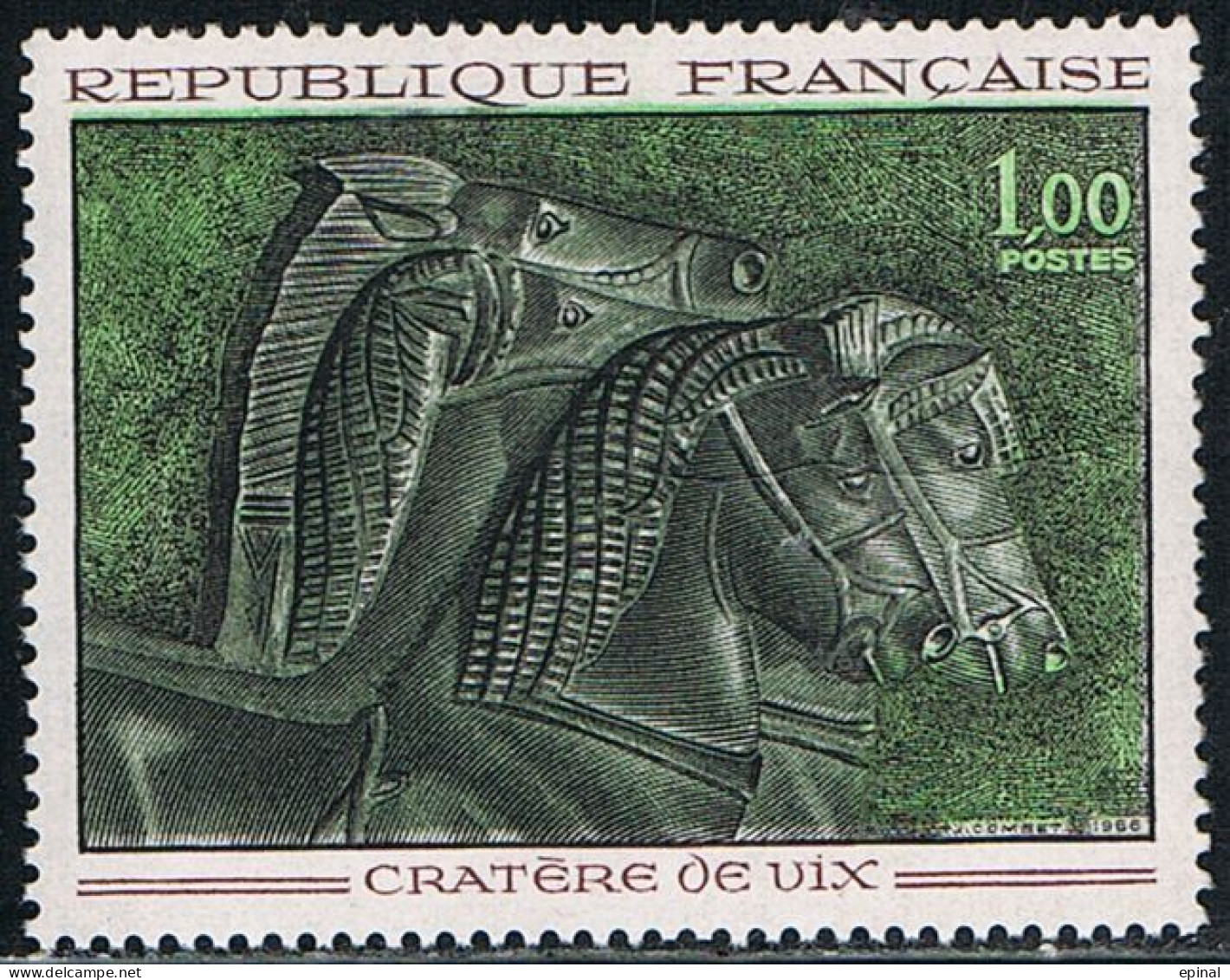 FRANCE : N° 1478 ** ("Cratère De Vix", Vase) - PRIX FIXE - - Unused Stamps