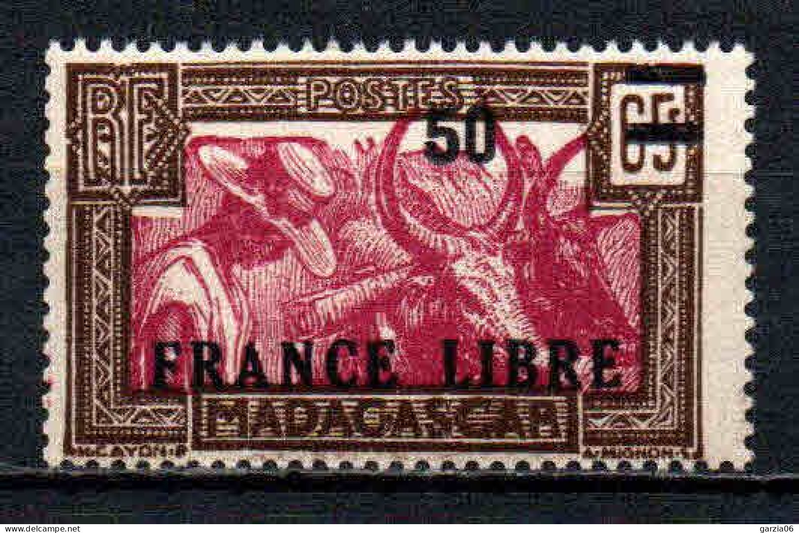 Madagascar  - 1942  -  Tb Antérieur Surch    - N° 239   - Neufs * - MLH - Nuevos