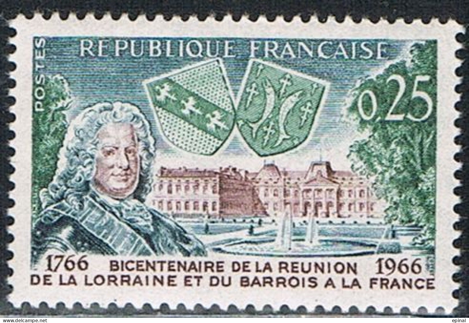 FRANCE : N° 1483 ** (Intégration De La Lorraine Et Du Barrois) - PRIX FIXE - - Ongebruikt