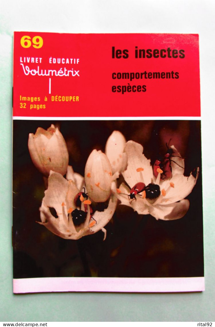 VOLUMETRIX - Livret Educatif Images à Découper - Edition 1979 - Fichas Didácticas