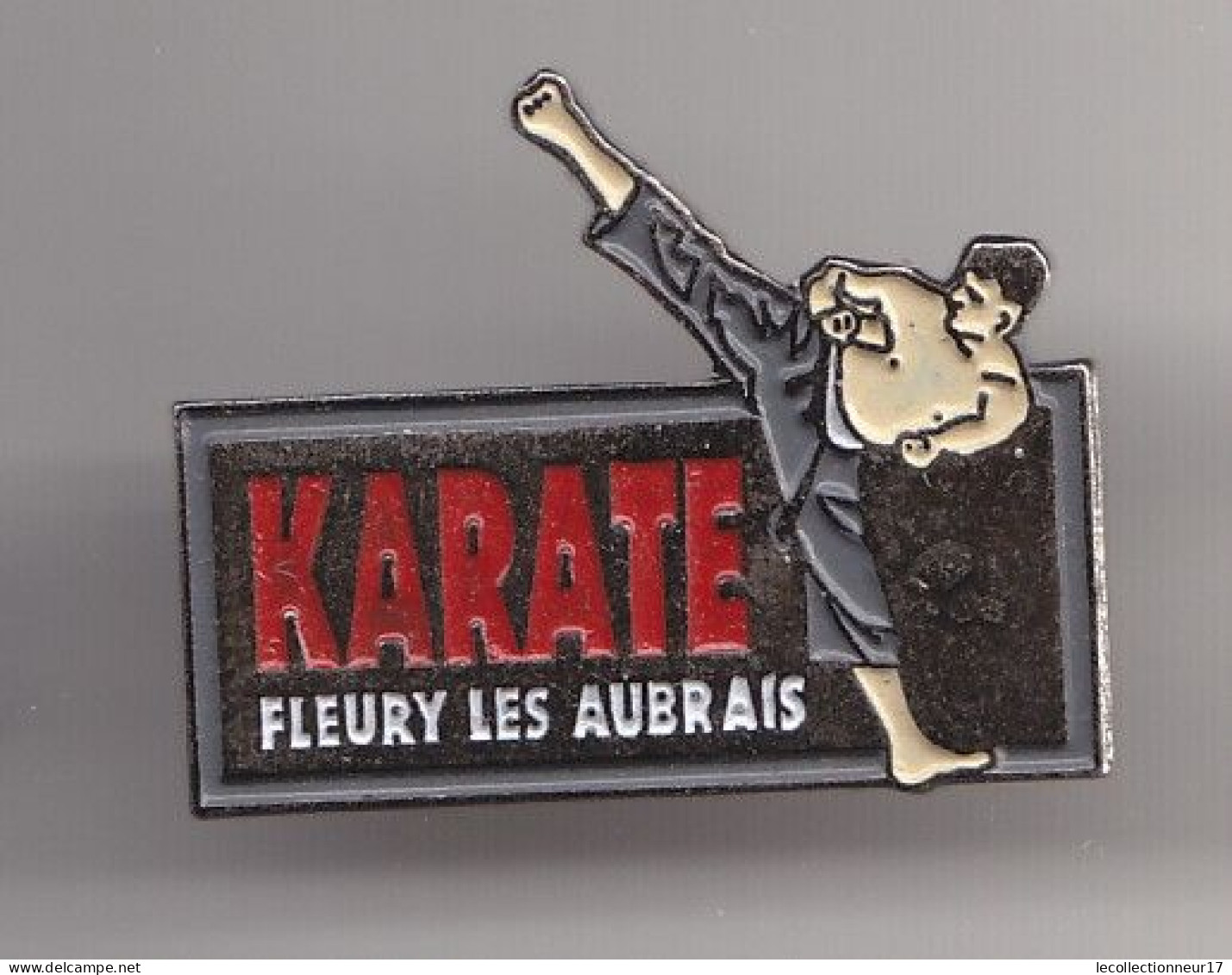 Pin's Karaté Fleury Les Aubrais Dpt 45 Réf 7994JL - Otros & Sin Clasificación