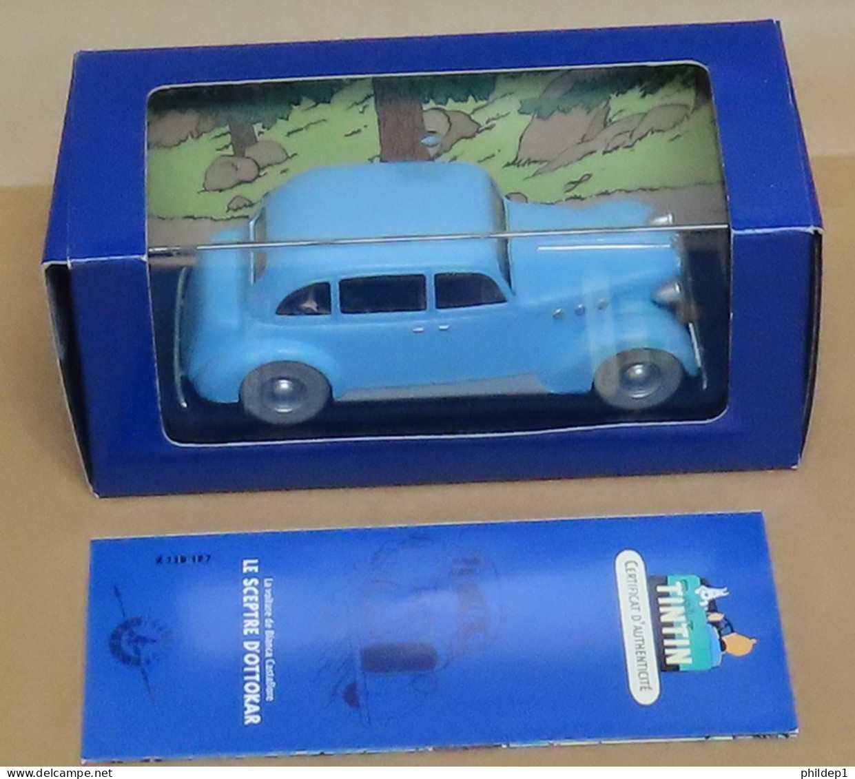 Voiture Tintin Ed. Atlas Au 1/43. La Voiture De Bianca Castafiore (Le Sceptre D'Ottokar) - Kuifje