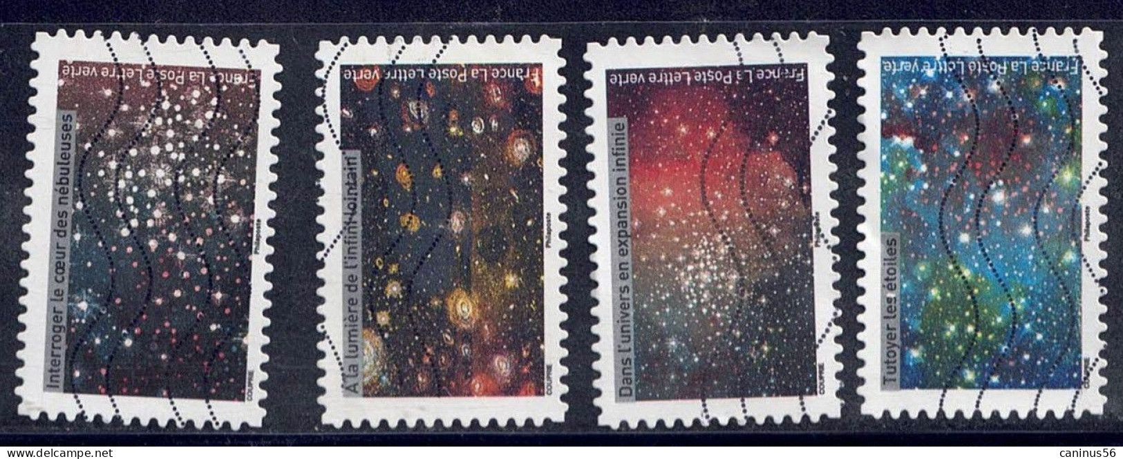 2021 Yt AA 2049 2052 2053 2060 (o)  L'infini Lointain,Tutoyer Les étoiles,cœur Des Nébuleuses, Expansion Infinie - Used Stamps