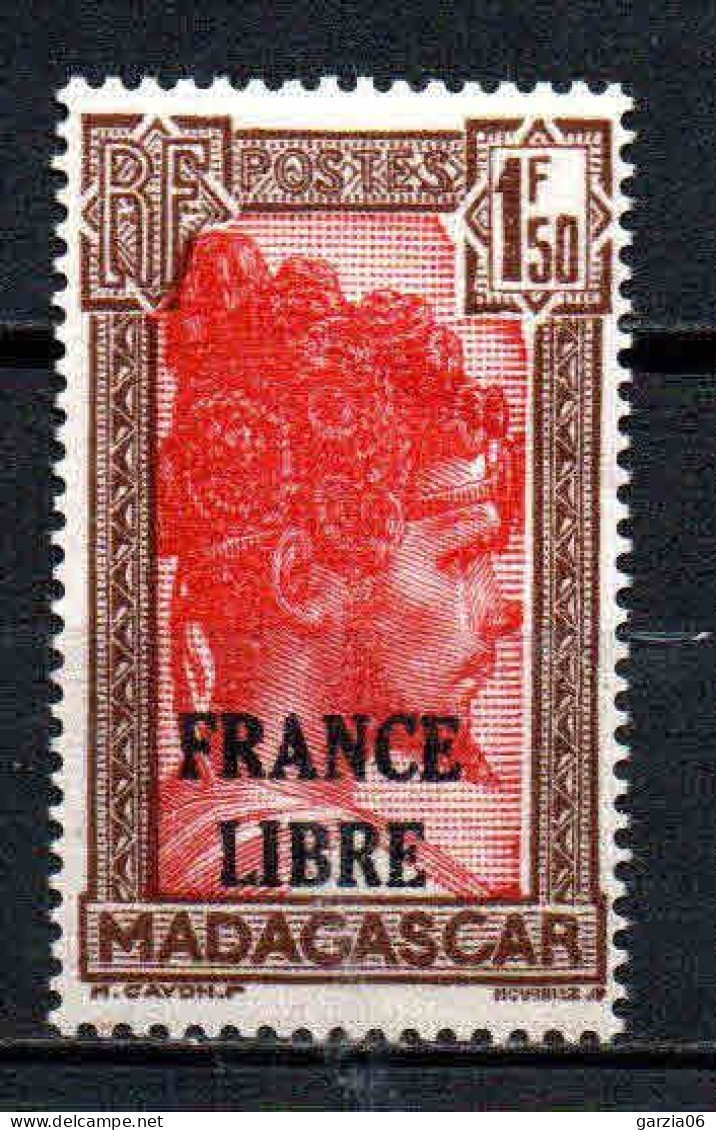 Madagascar  - 1942  -  Tb Antérieur Surch  " France Libre "  - N° 249   - Neufs * - MLH - Unused Stamps