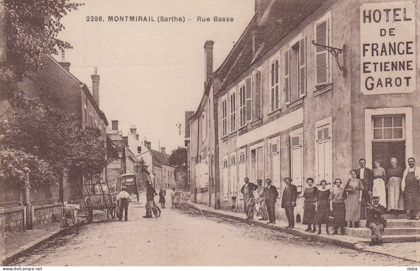 Montmirail. ( Sarthe ) . Rue Basse - Montmirail