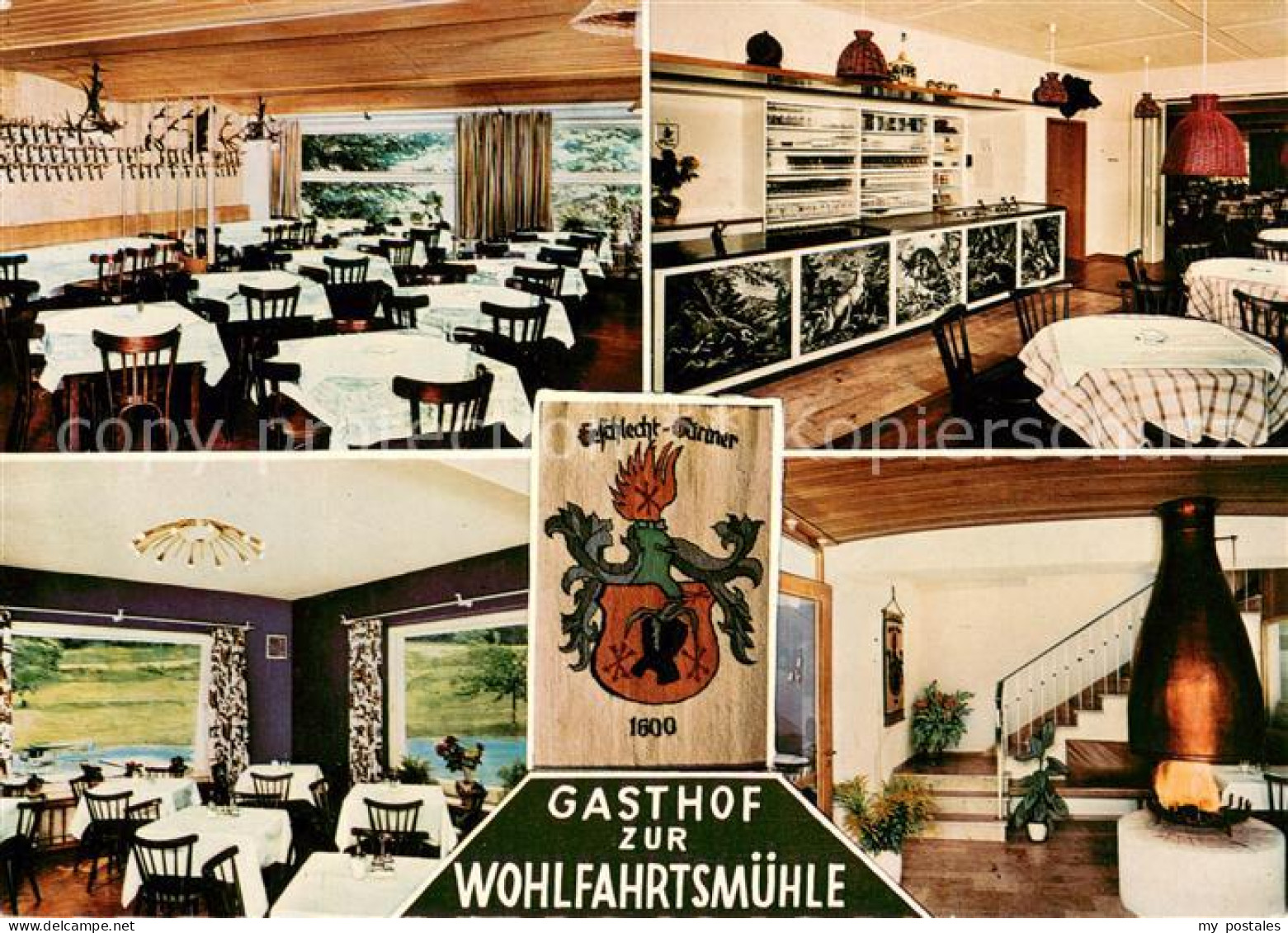 73654171 Hardheim Odenwald Gasthof Pension Zur Wohlfahrtsmuehle Restauran Treppe - Other & Unclassified