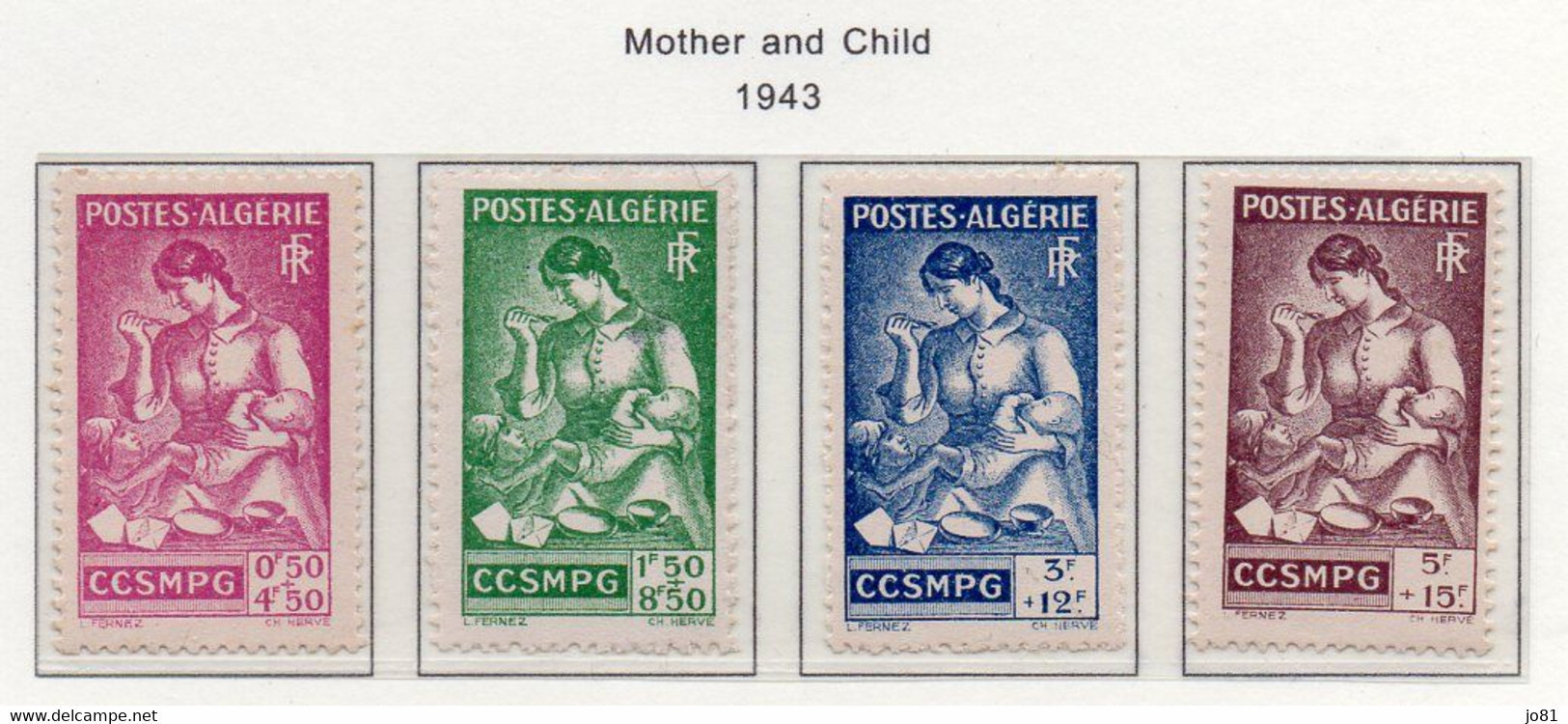 Algérie YT 205-208 Neufs Sans Charnière - XX - MNH - Nuovi