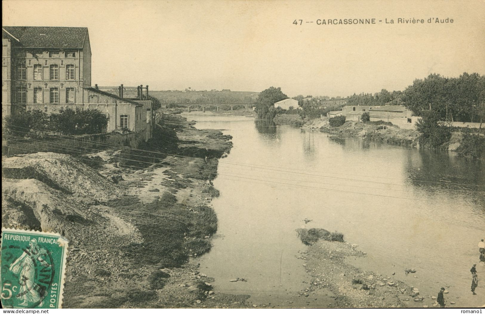 11)   CARCASSONNE  -  La Rivière D' Aude - Carcassonne