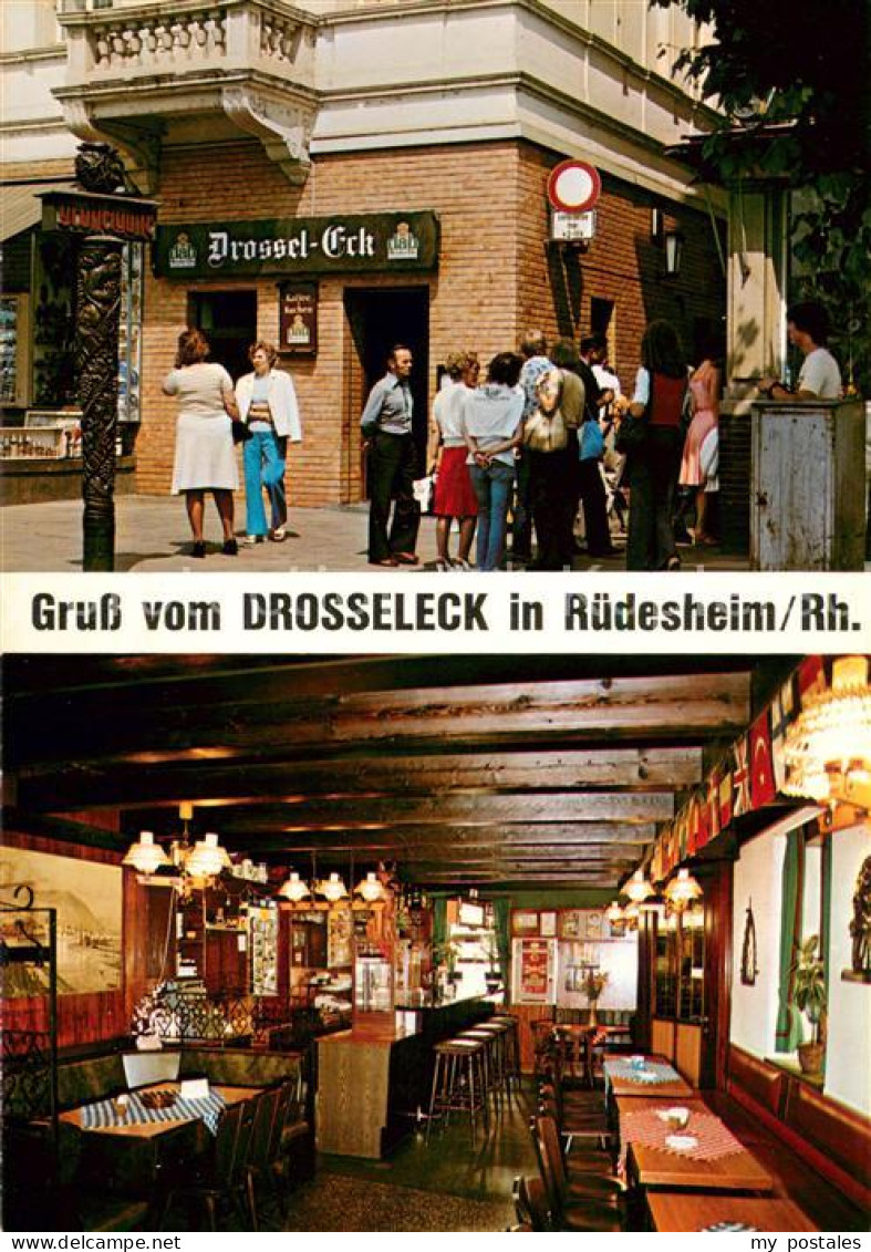 73654159 Ruedesheim Rhein Restaurant Drosseleck In Der Drosselgasse Ruedesheim R - Ruedesheim A. Rh.