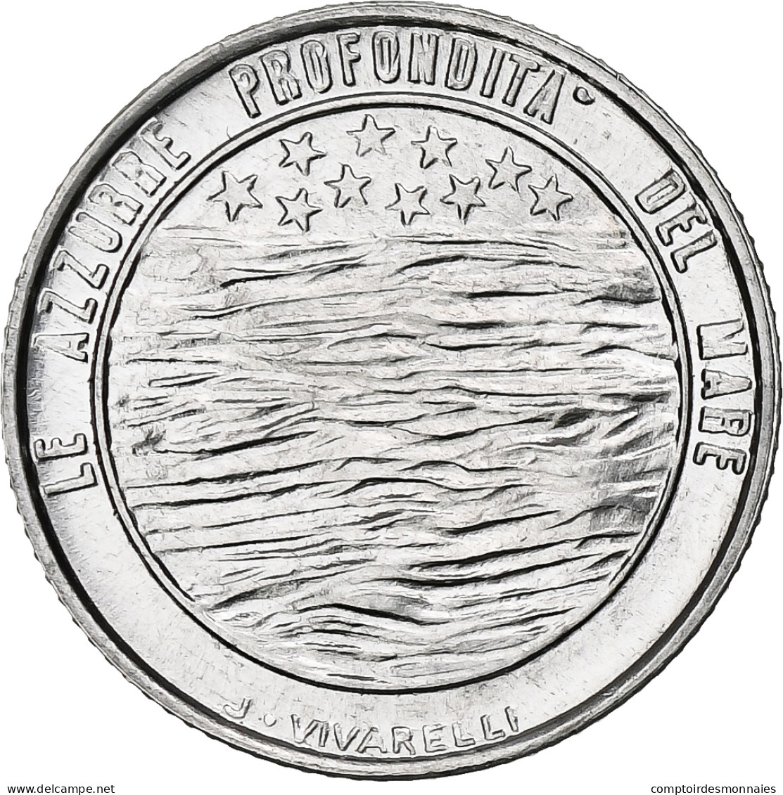 Saint Marin , 2 Lire, Protection Of Nature, 1977, Rome, BU, Aluminium, SPL - San Marino