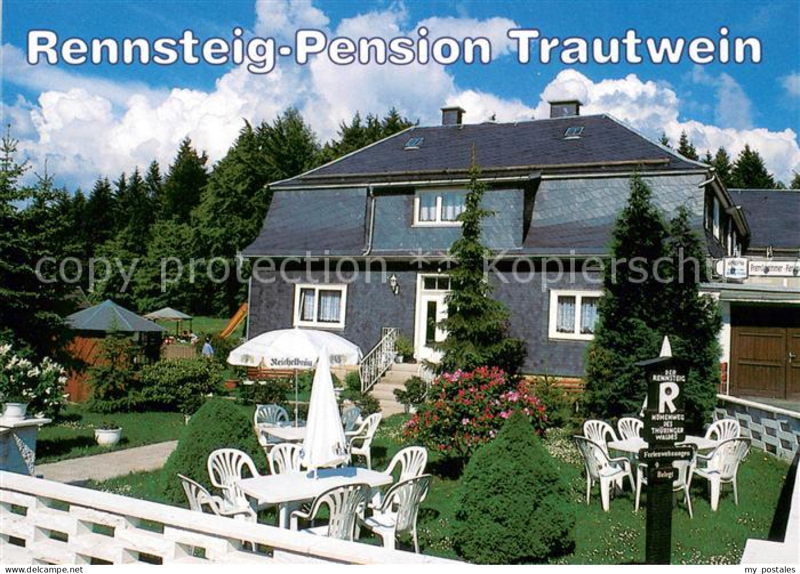 73654137 Scheibe-Alsbach Rennsteig Pension Trautwein Scheibe-Alsbach - Autres & Non Classés