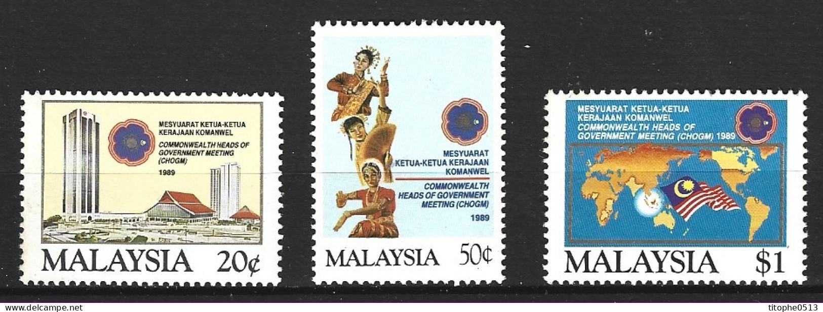 MALAISIE. N°429-31 De 1989. Commonwealth. - Maleisië (1964-...)