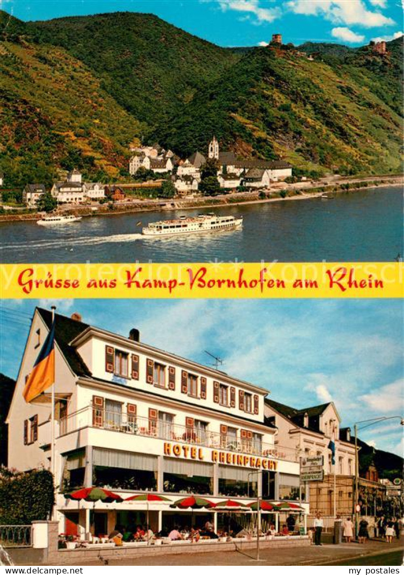 73654107 Kamp-Bornhofen Rheinpartie Hotel Rheinpracht Kamp-Bornhofen - Otros & Sin Clasificación