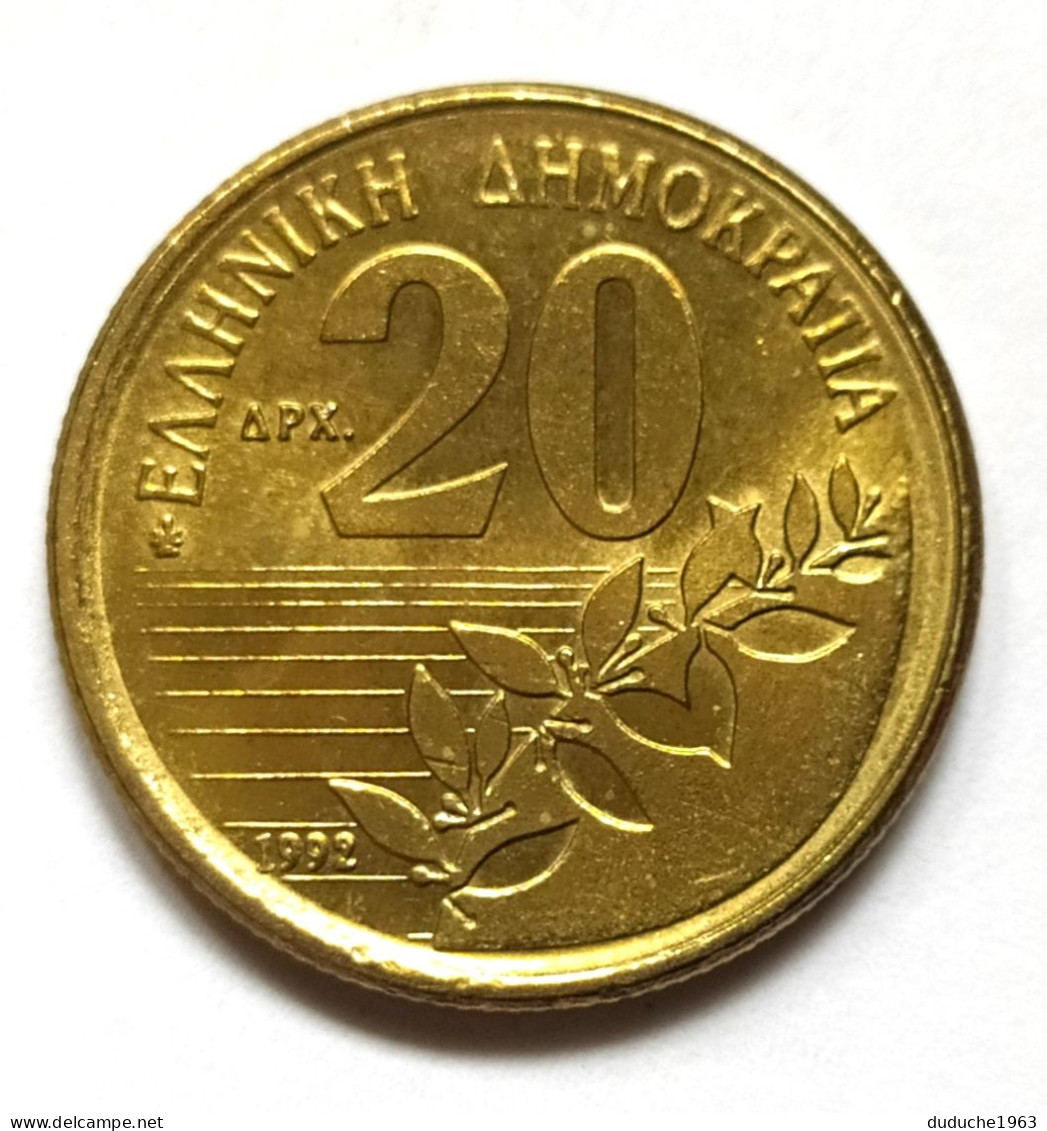 Grèce - 20 Drachmes 1992. Neuve - Griechenland