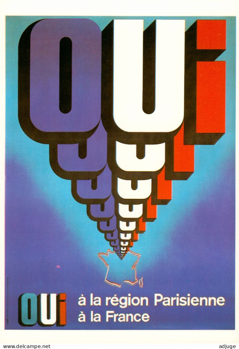 CPM- Illustrateur Affichiste FORÉ -Publicité Pour L'U.D.R. Parti Politique*1969* TBE* - Fore