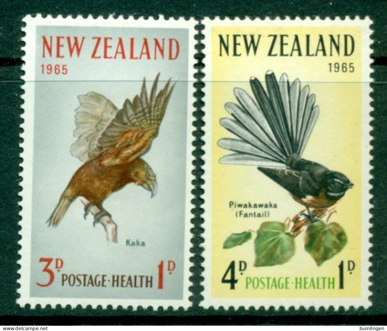 NEW ZEALAND 1965 Mi 442-43** Health – Birds [B855] - Other & Unclassified