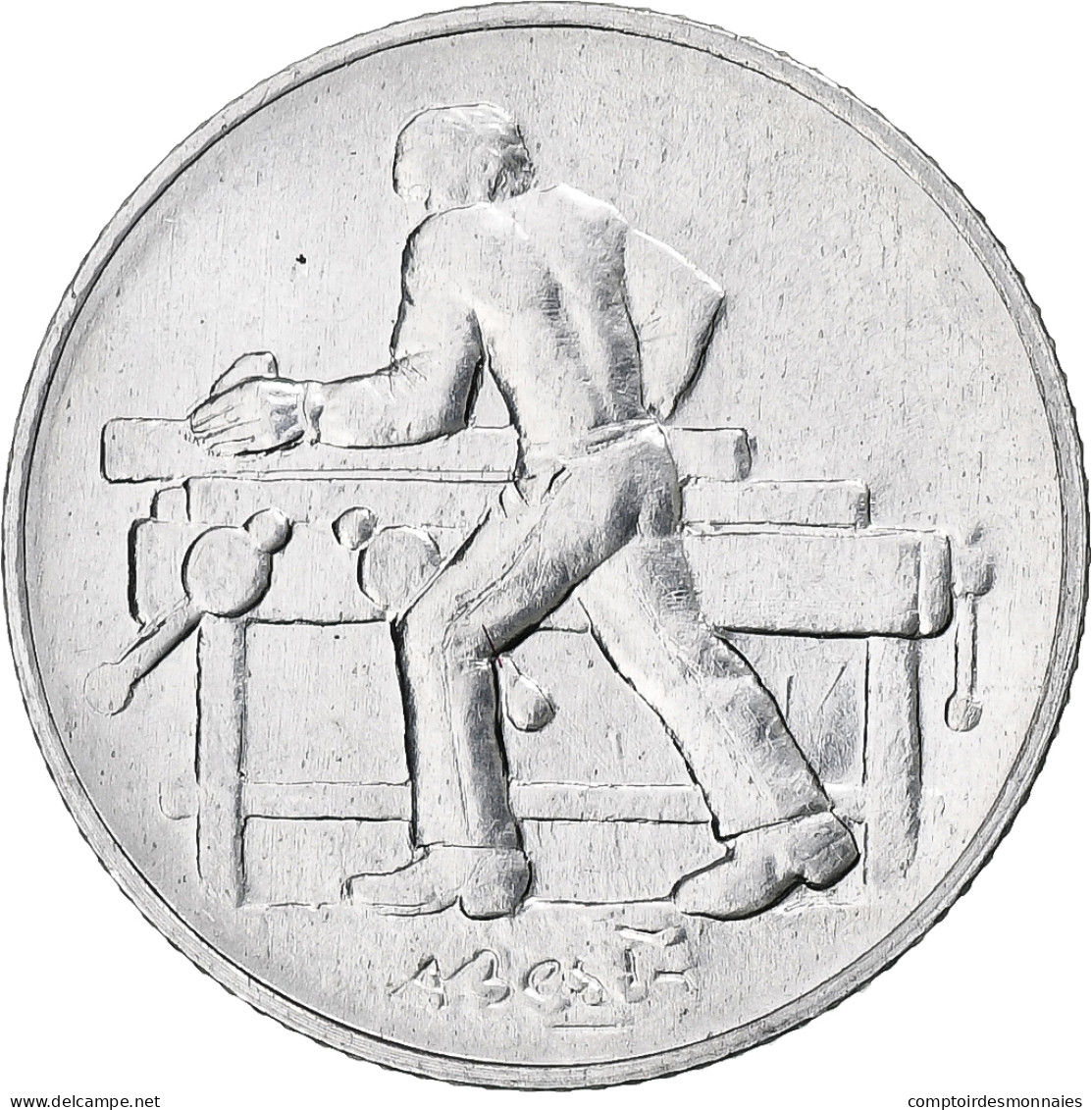 Saint Marin , 2 Lire, Work Life, 1978, Rome, BU, Aluminium, SPL, KM:77 - San Marino