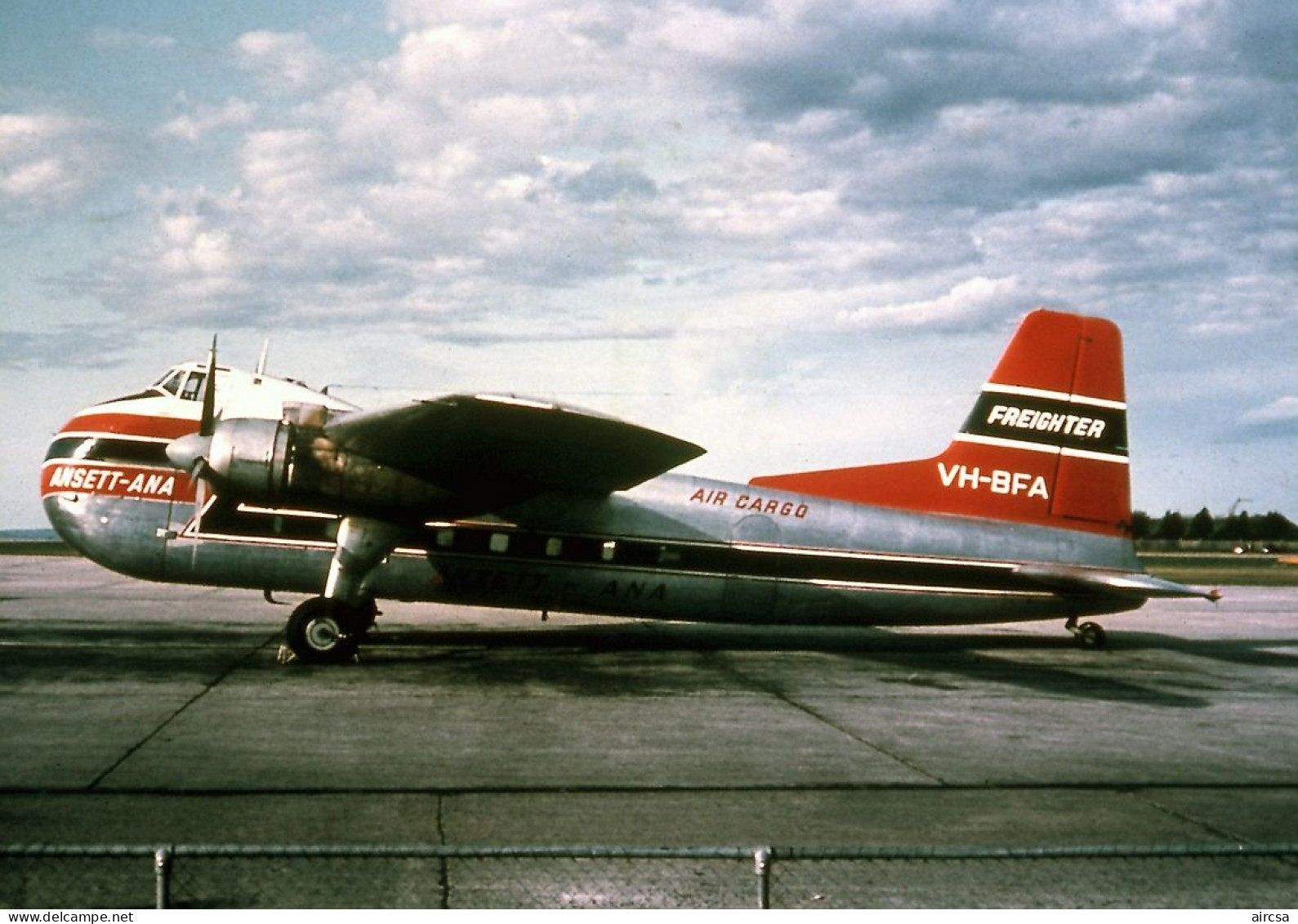 Aviation Postcard-WGA-1440 ANSETT-ANA Bristol 170 Freighter - 1946-....: Ere Moderne