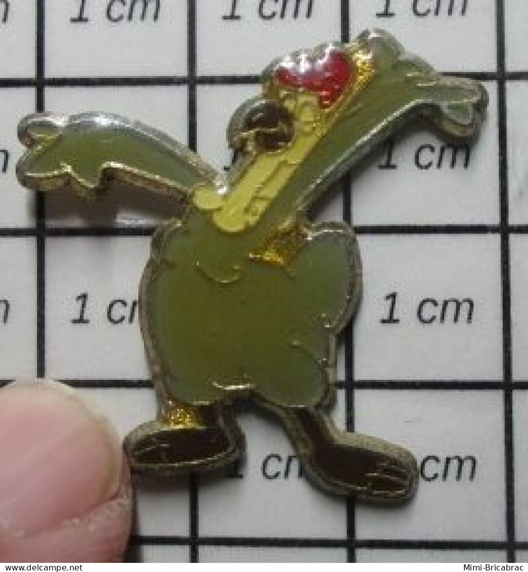 3517  Pin's Pins / Beau Et Rare / ANIMAUX / POULE COQ GRIS ZOOLYMPICS ? - Animals