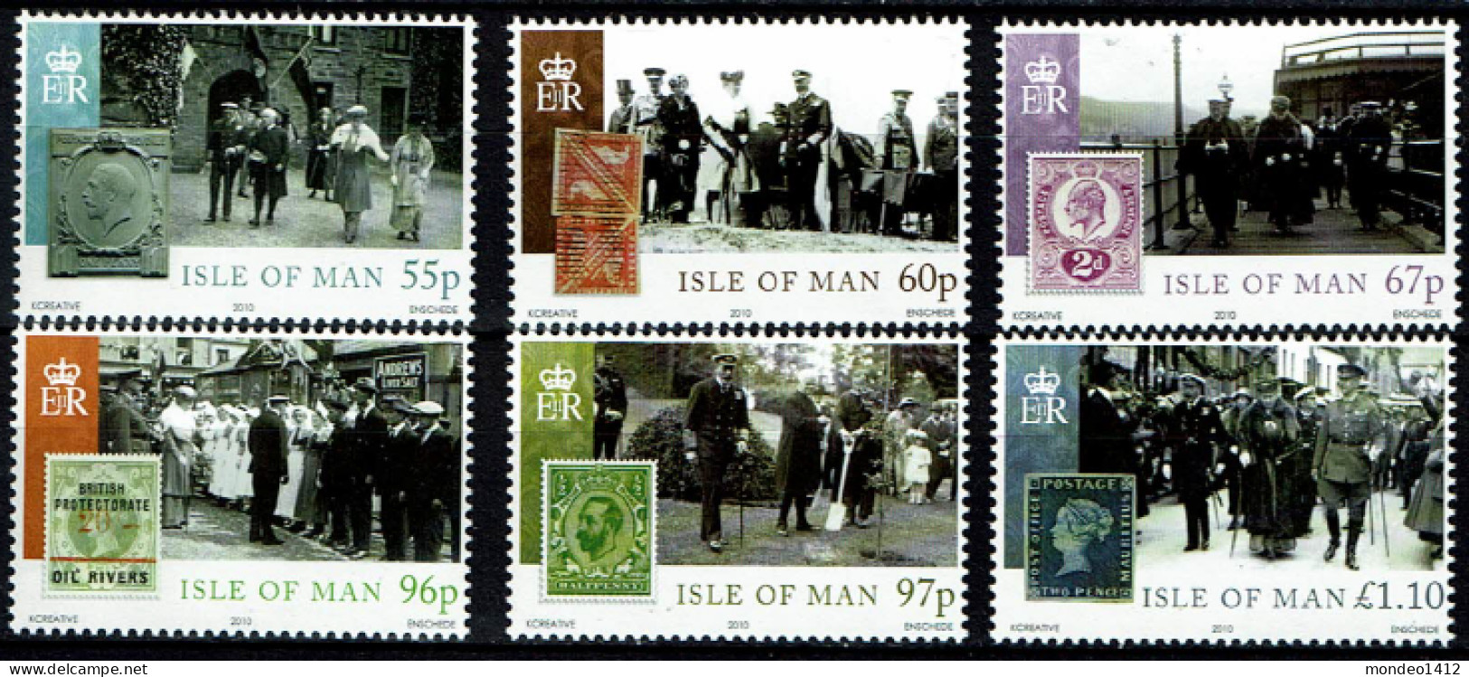 Isle Of Man - 2010 - MNH - Royal History & Stamps - Man (Insel)