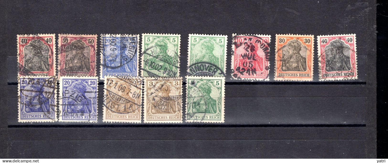 Deutsches Reich (1905) - Mi. 55/85 - 220 francobolli  (RIF:phi|19-51|)