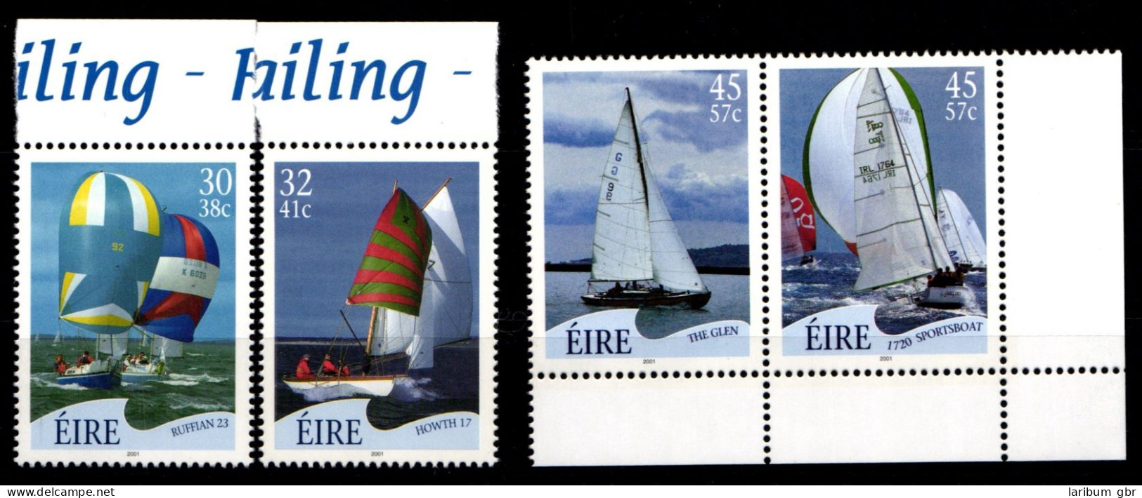 Irland 1353-1356 Postfrisch Schifffahrt #GN454 - Sonstige & Ohne Zuordnung