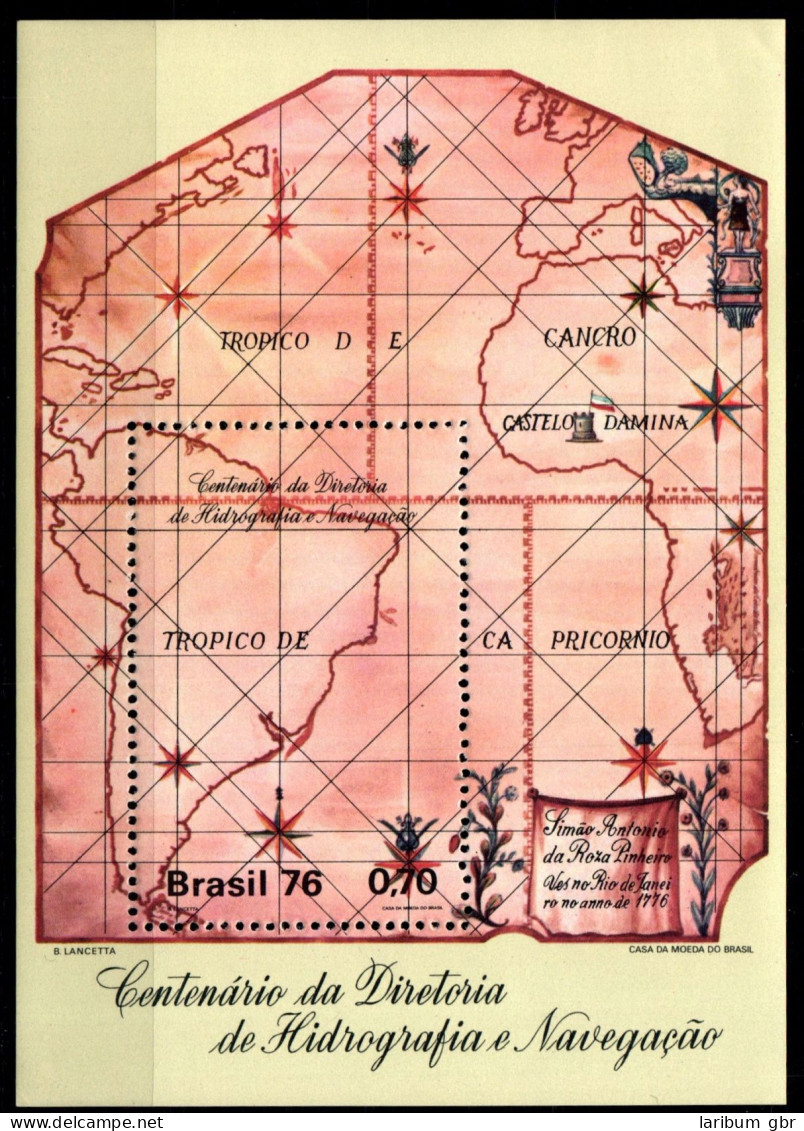 Brasilien Block 37 Mit 1522 Postfrisch Schifffahrt #GN448 - Andere & Zonder Classificatie