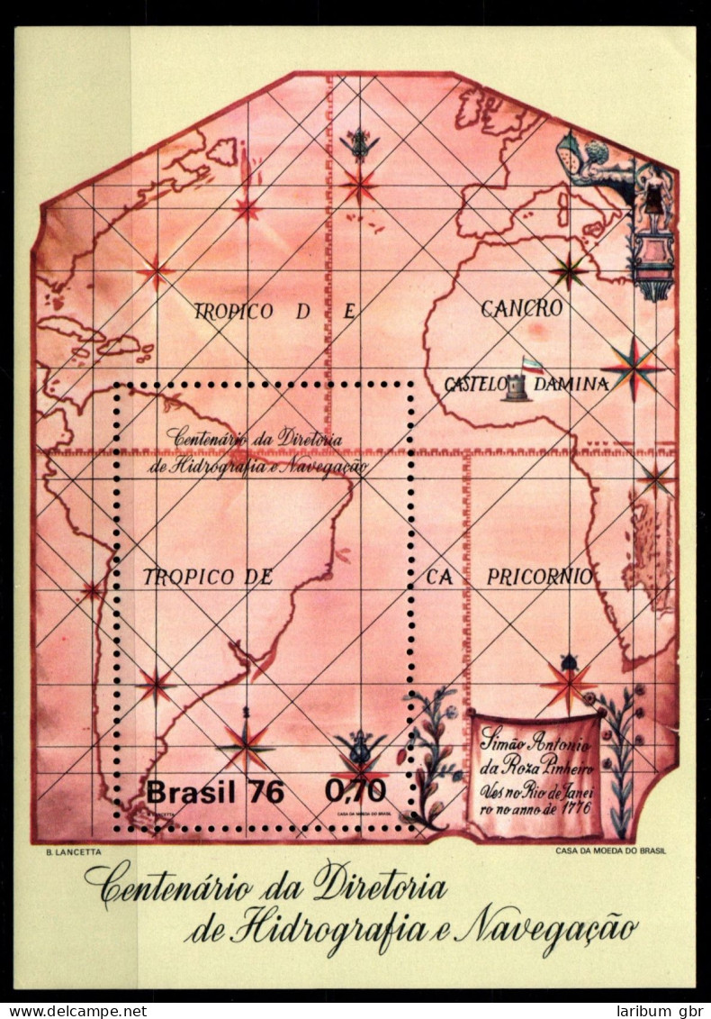 Brasilien Block 37 Mit 1522 Postfrisch Schifffahrt #GN449 - Altri & Non Classificati