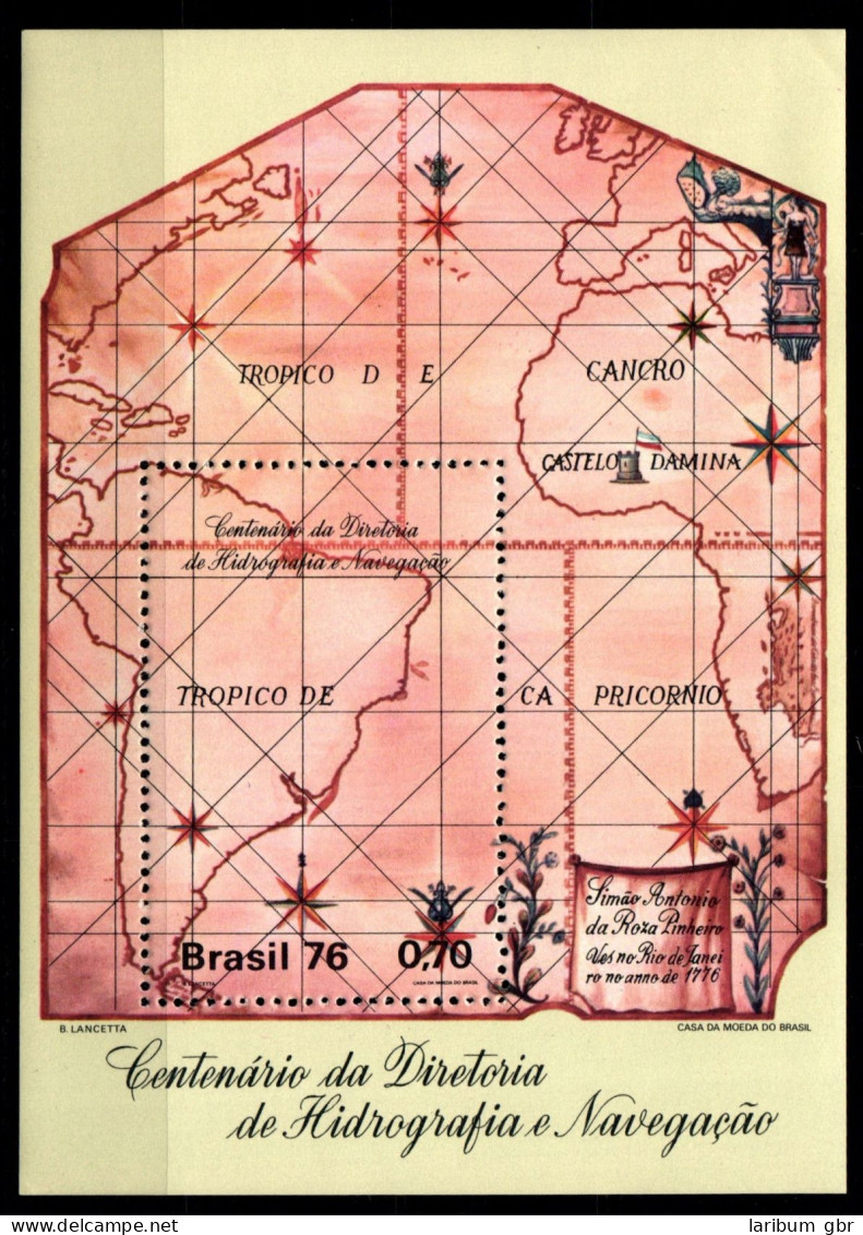 Brasilien Block 37 Mit 1522 Postfrisch Schifffahrt #GN450 - Altri & Non Classificati
